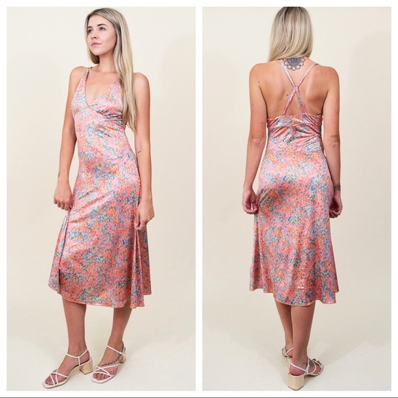 nowhere to be slip dress
